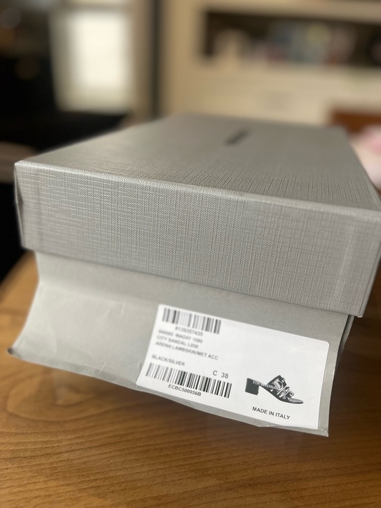 BNIB Balenciaga City Sandal Arena Lambskin, Sz 38 - Picture 8 of 9